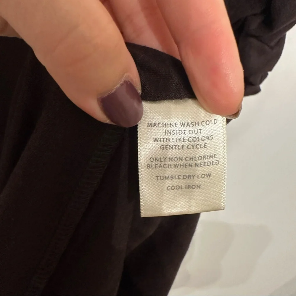 Cuyana Dolman Sleeve Ruched Pima Cotton Midi Dress - Picture 8 of 8